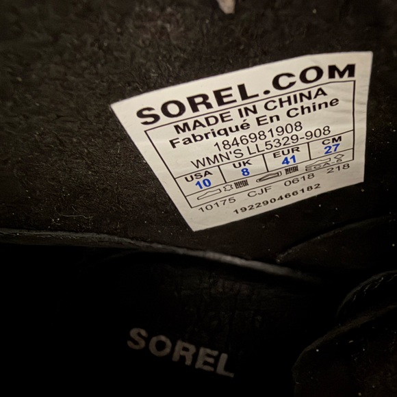 SOREL Lexie Wedge Boots 10 - Picture 8 of 10